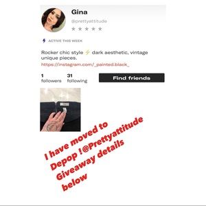 Follow my Depop @prettyattitude